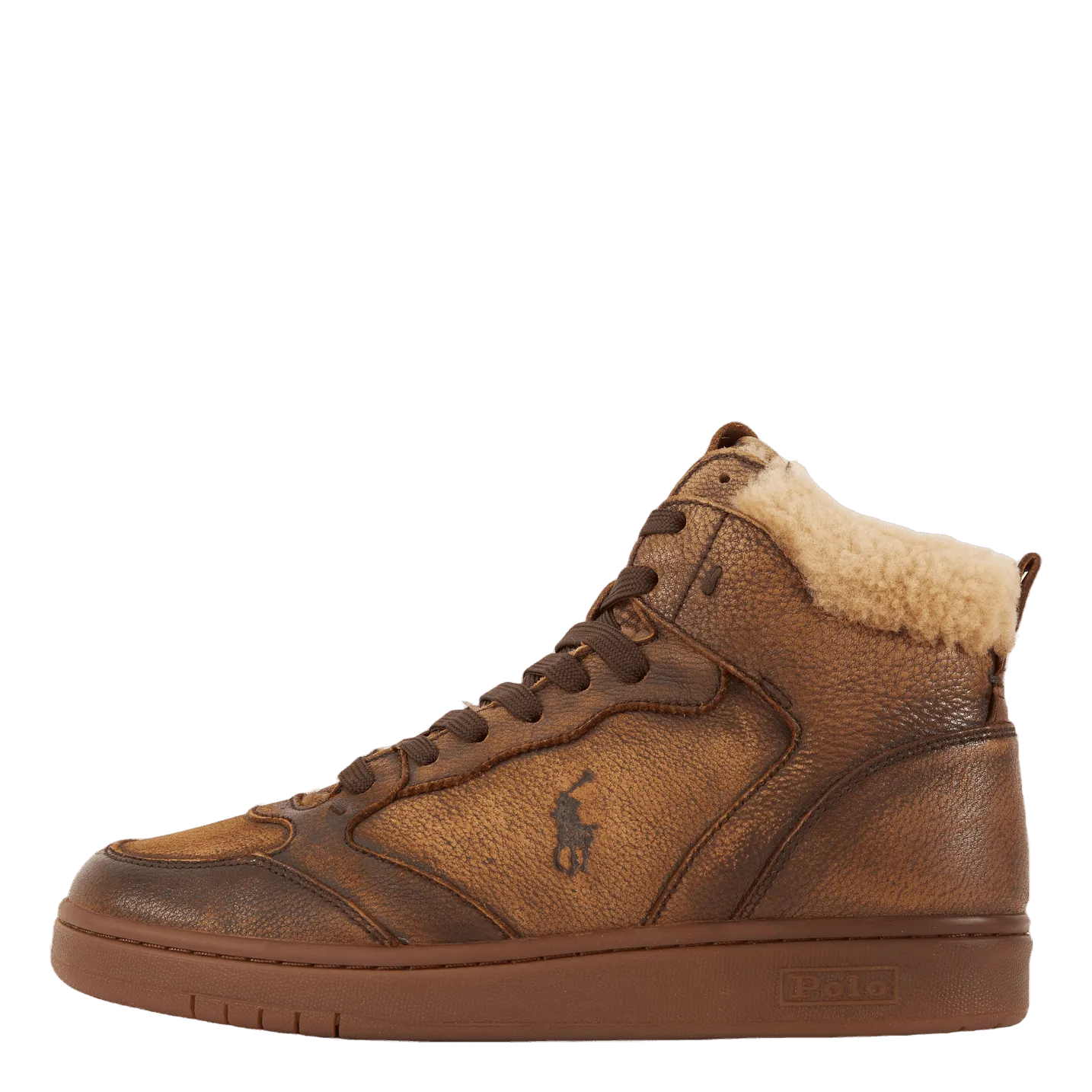 Polo Crt Hgh-sneakers-low Top  Brown