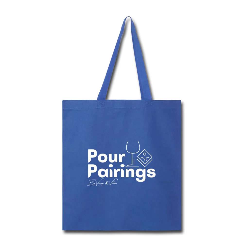 Pour Pairings Canvas Shopper
