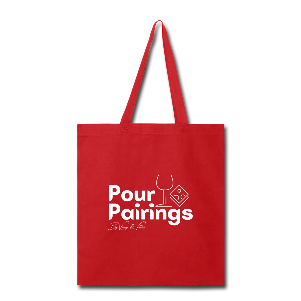 Pour Pairings Canvas Shopper