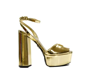 Prada Women's Metal Platinum Platform Shoes 1XP48B - 40% off