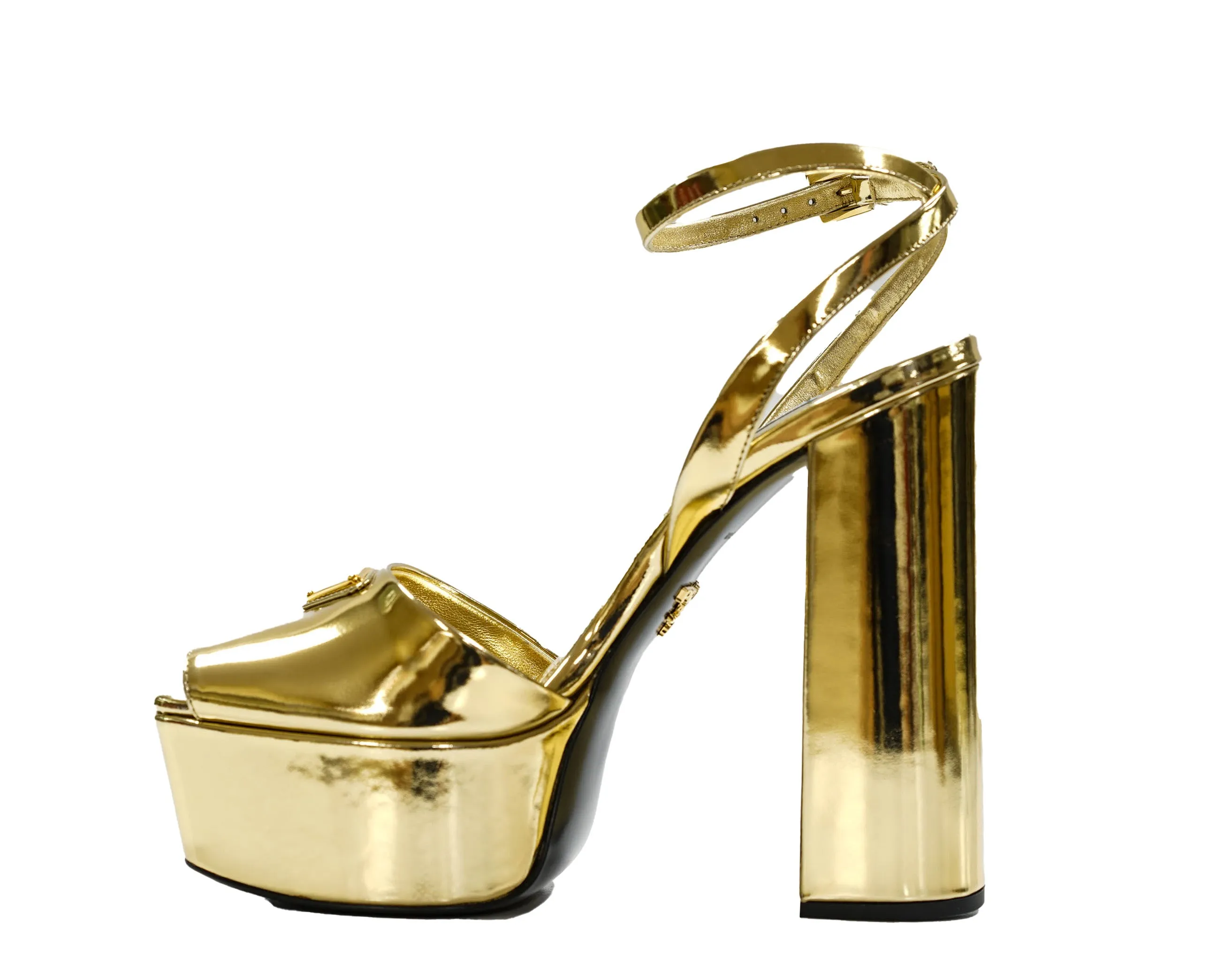 Prada Women's Metal Platinum Platform Shoes 1XP48B - 40% off
