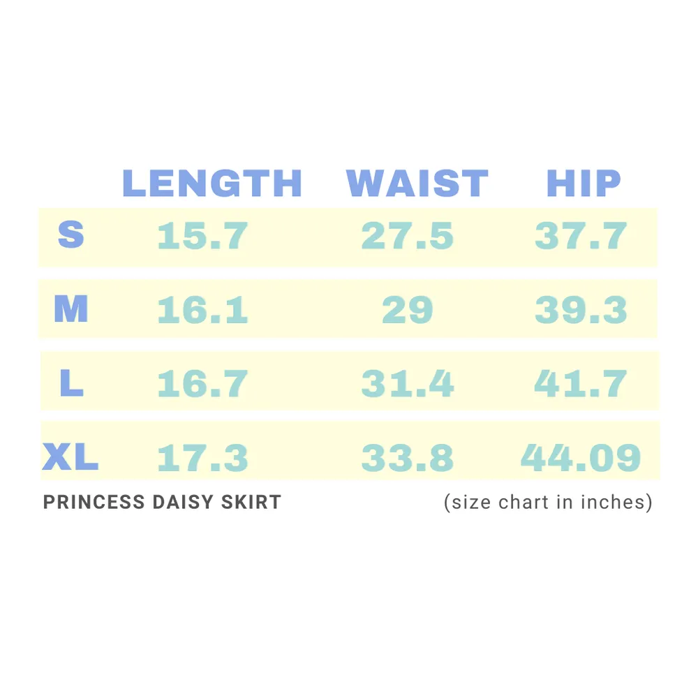 Princess Daisy Skirt (pink / green)
