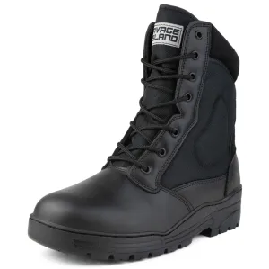 Pro Black Leather Patrol Boots