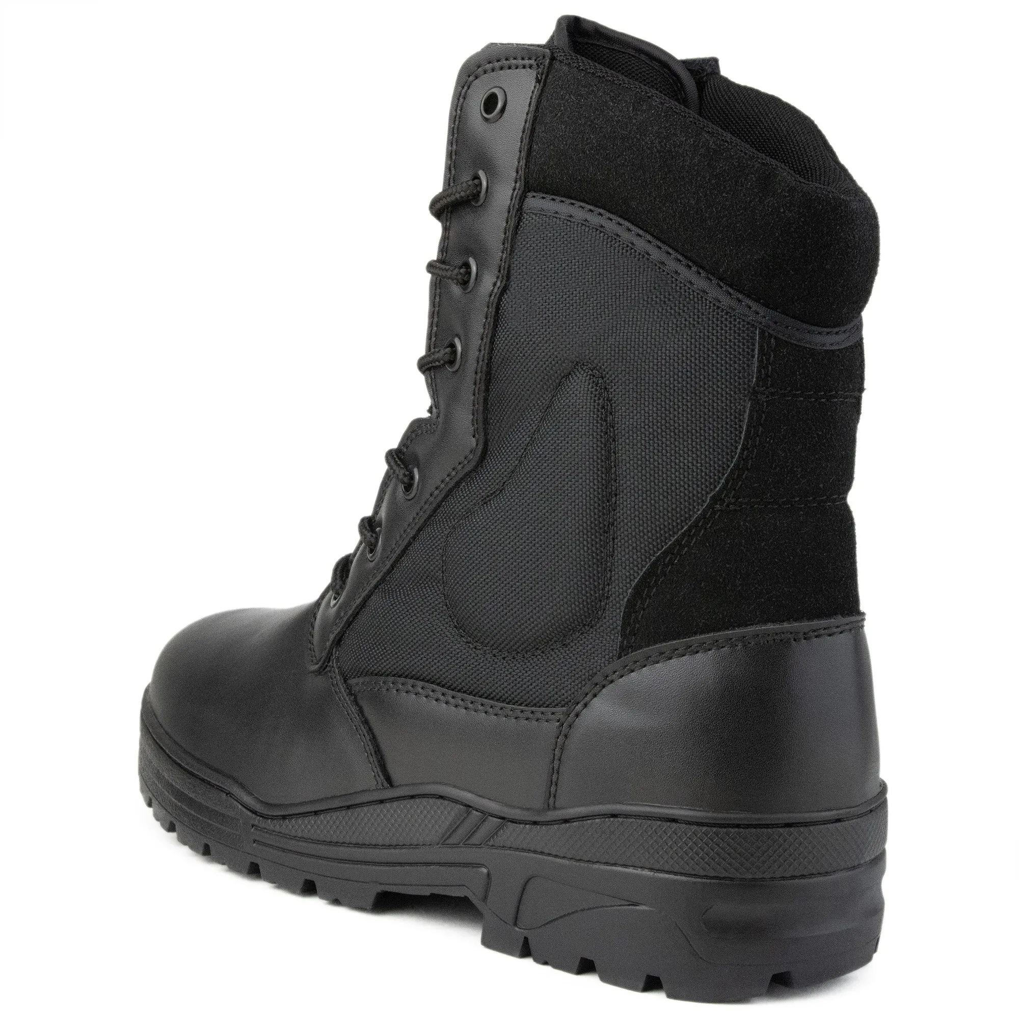 Pro Black Leather Patrol Boots
