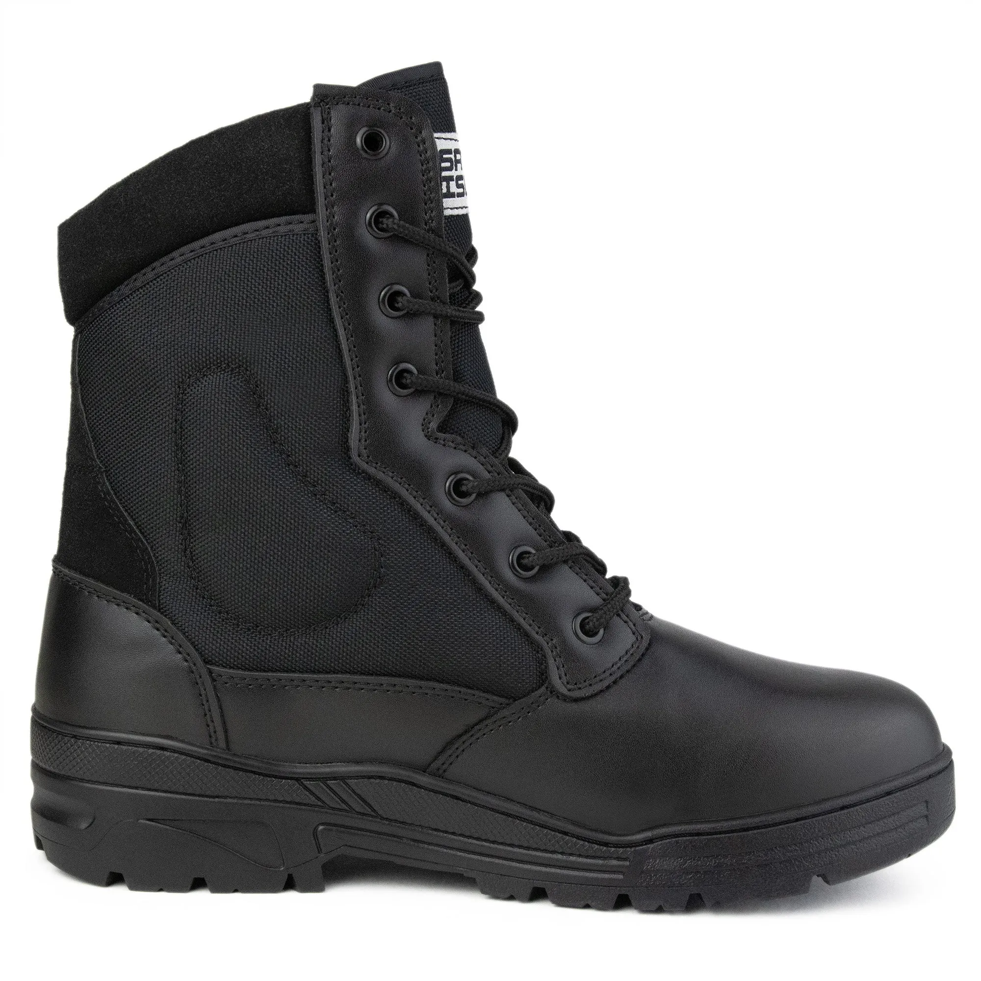 Pro Black Leather Patrol Boots