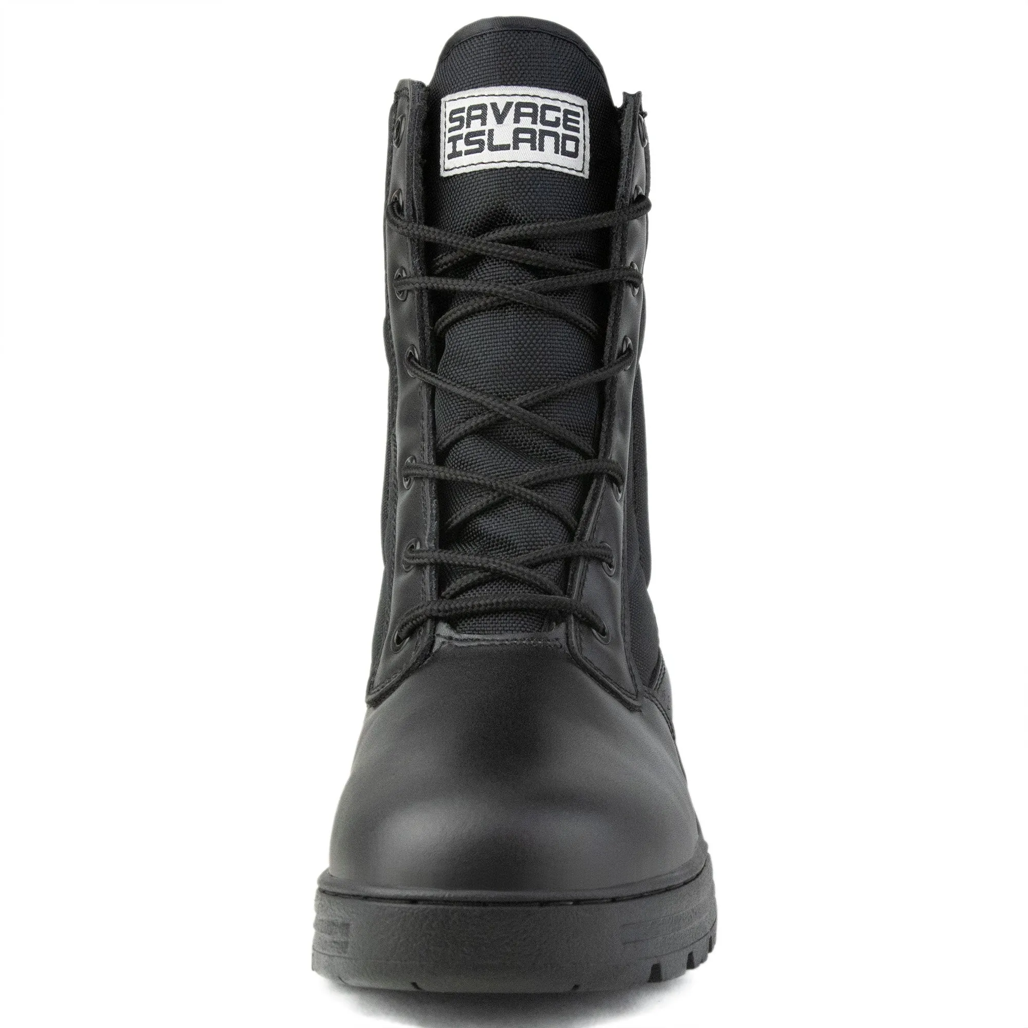 Pro Black Leather Patrol Boots
