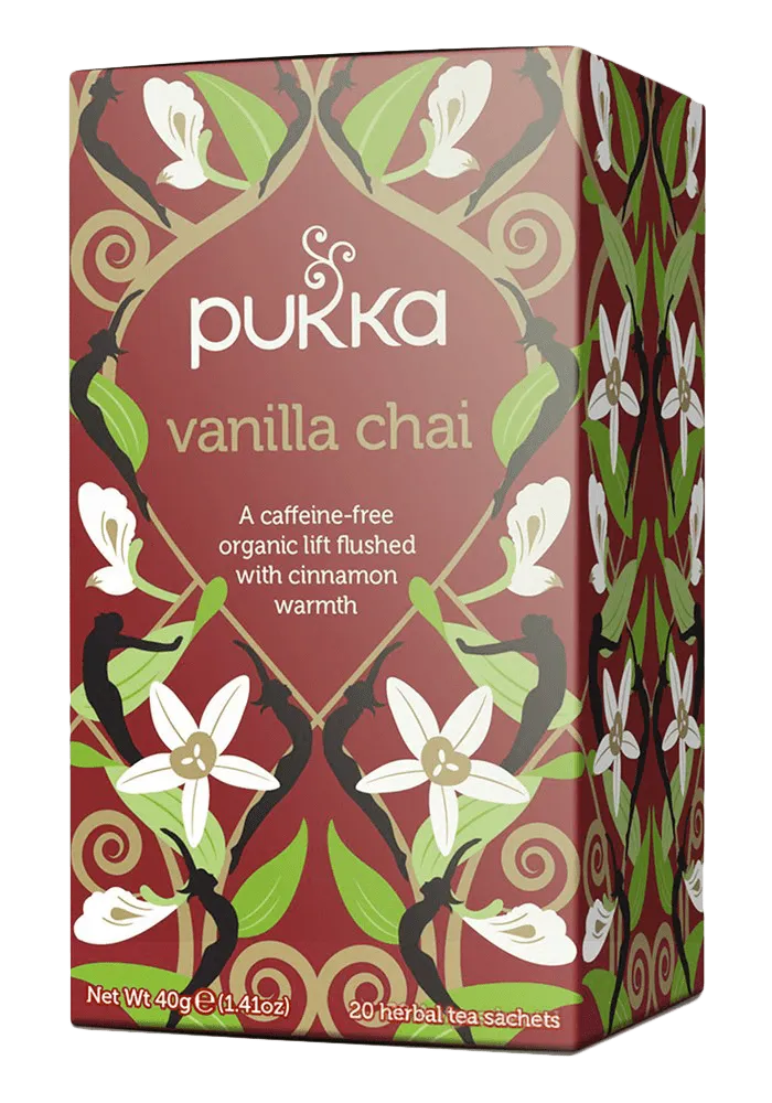 Pukka Vanilla Chai Herbal Tea (20 Sachets)