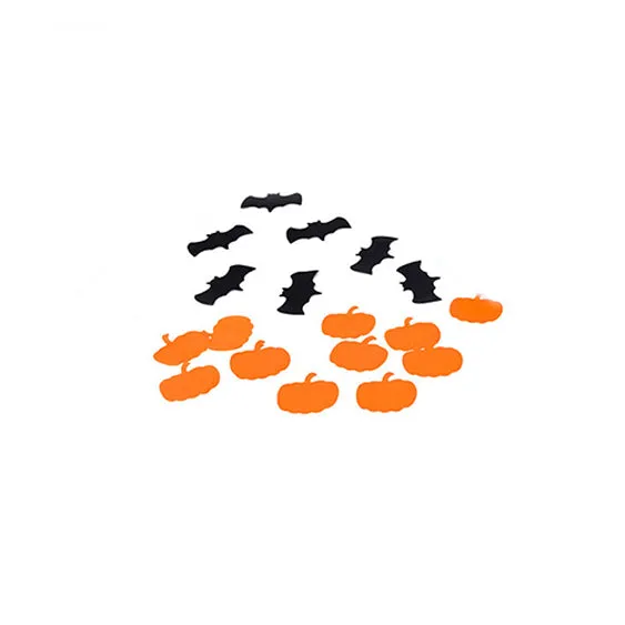 Pumpkin & Bat Confetti 25g Bags