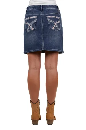 Pure Western Womens Davina Denim Skirt