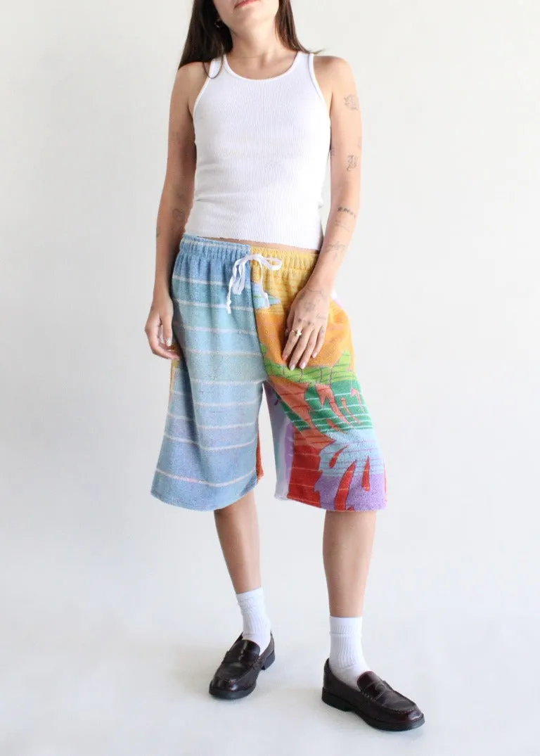 RCYCLD Terry Wide Leg Jort