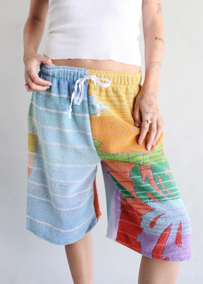 RCYCLD Terry Wide Leg Jort