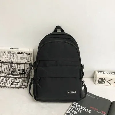Realaiot Women Backpack for Teenage Girls Summer New Fashion Female Casual School Students Shoulder Bags Sweet Travel Backpacks