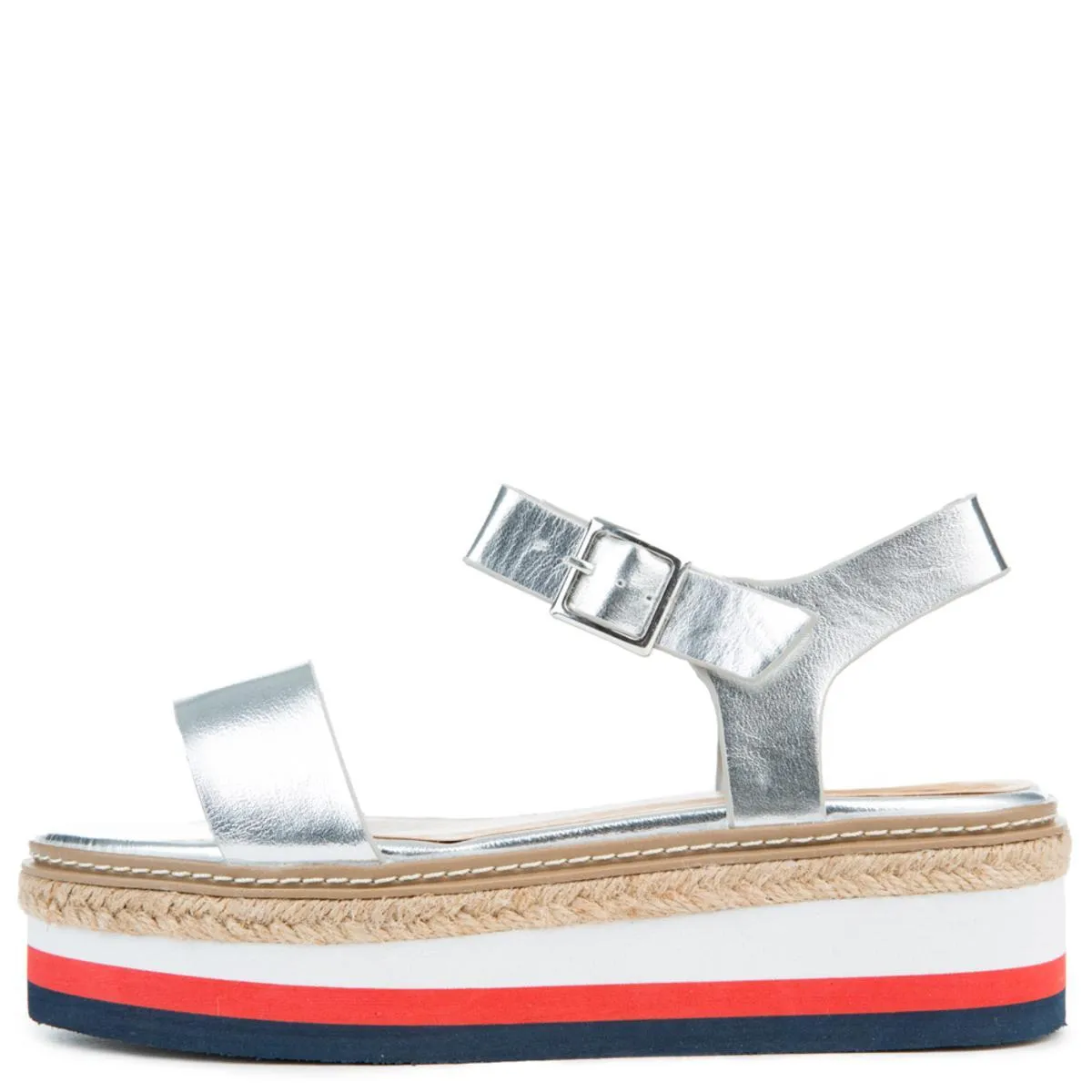 Retreat-04M Platform Sandal Silver