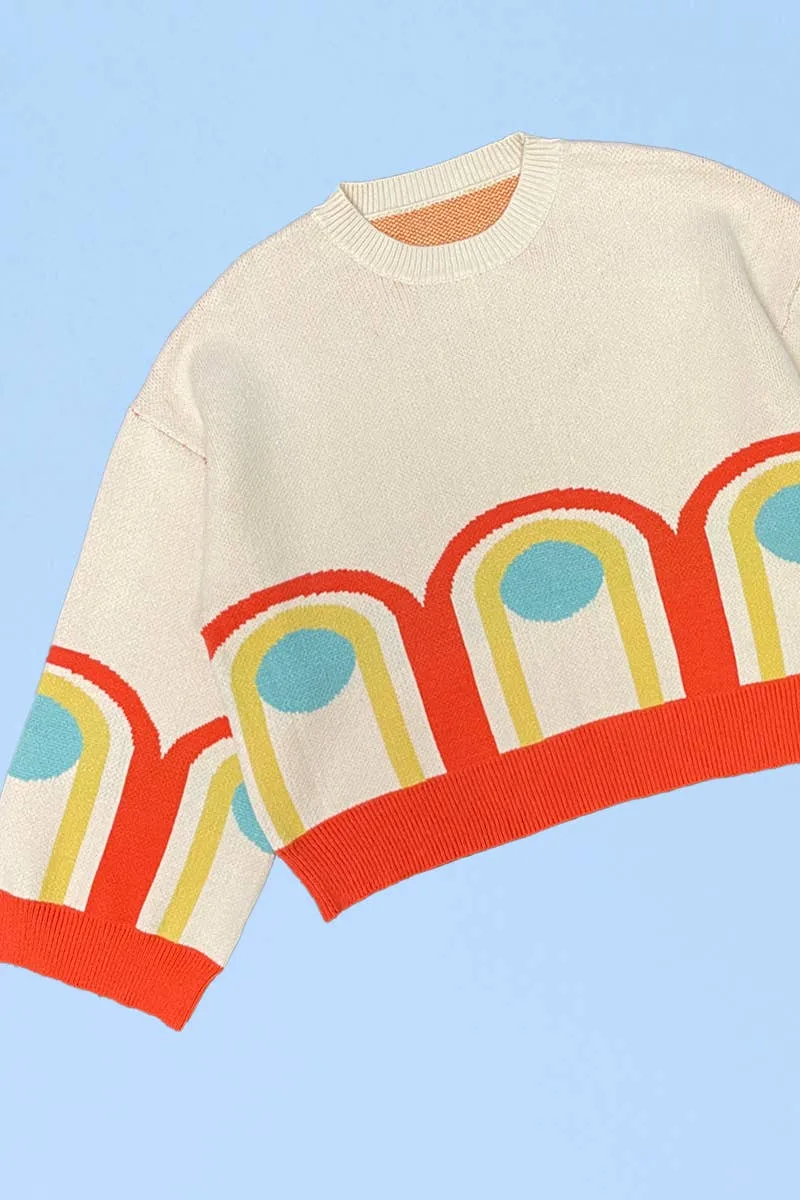 Retro Arch Sweater