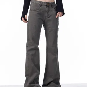 Retro High Waist Flared Jeans