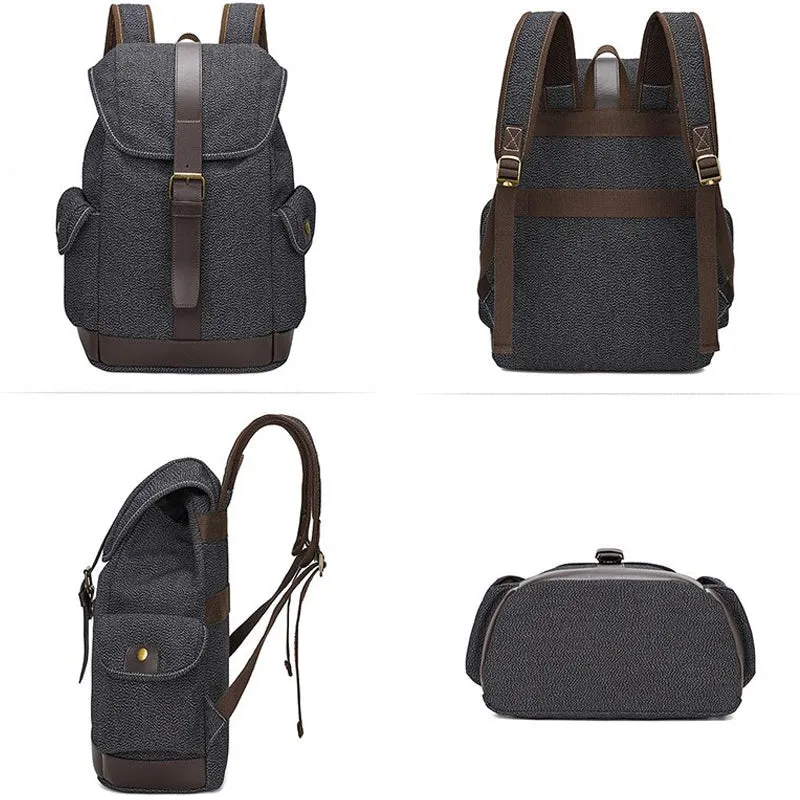 Retro Versatile Canvas Back Pack Bag