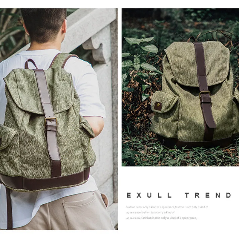 Retro Versatile Canvas Back Pack Bag