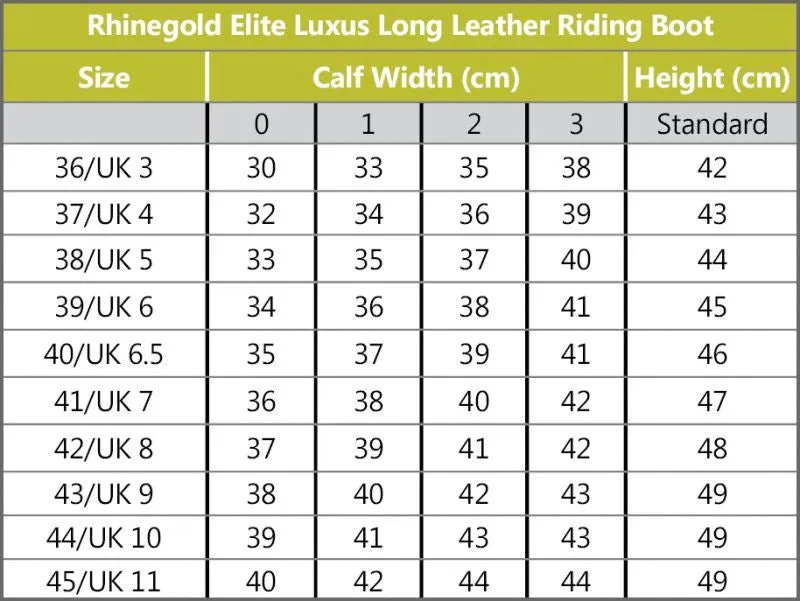Rhinegold Elite Luxus Brown Laced Riding Boot