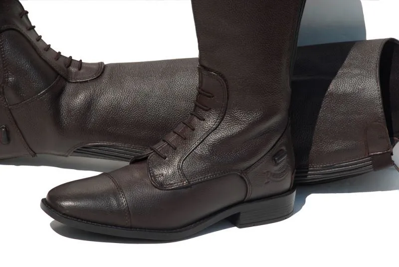 Rhinegold Elite Luxus Brown Laced Riding Boot
