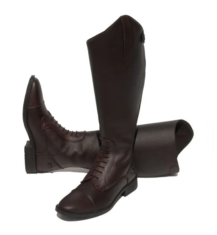 Rhinegold Xw Luxus Leather Laced Riding Boot