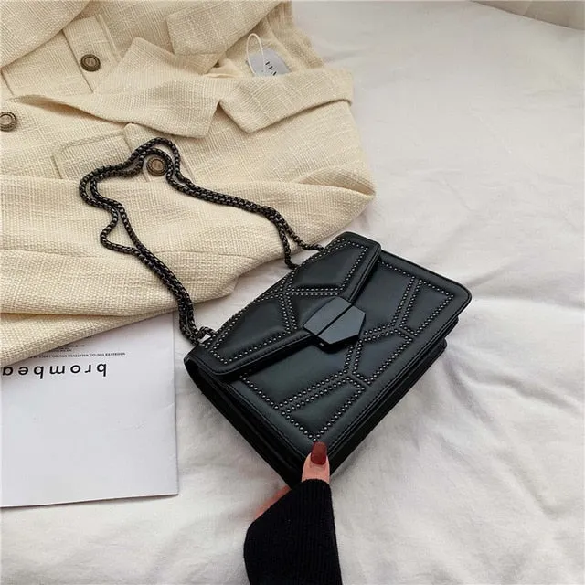 Rivet Chain Small Crossbody Bag