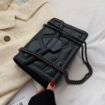 Rivet Chain Small Crossbody Bag