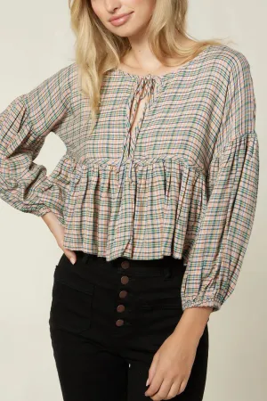 Rosie Plaid Top