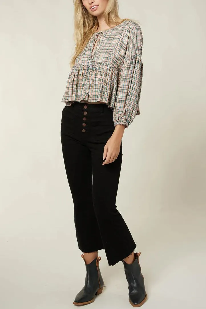 Rosie Plaid Top