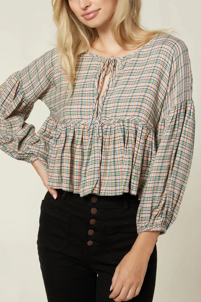 Rosie Plaid Top