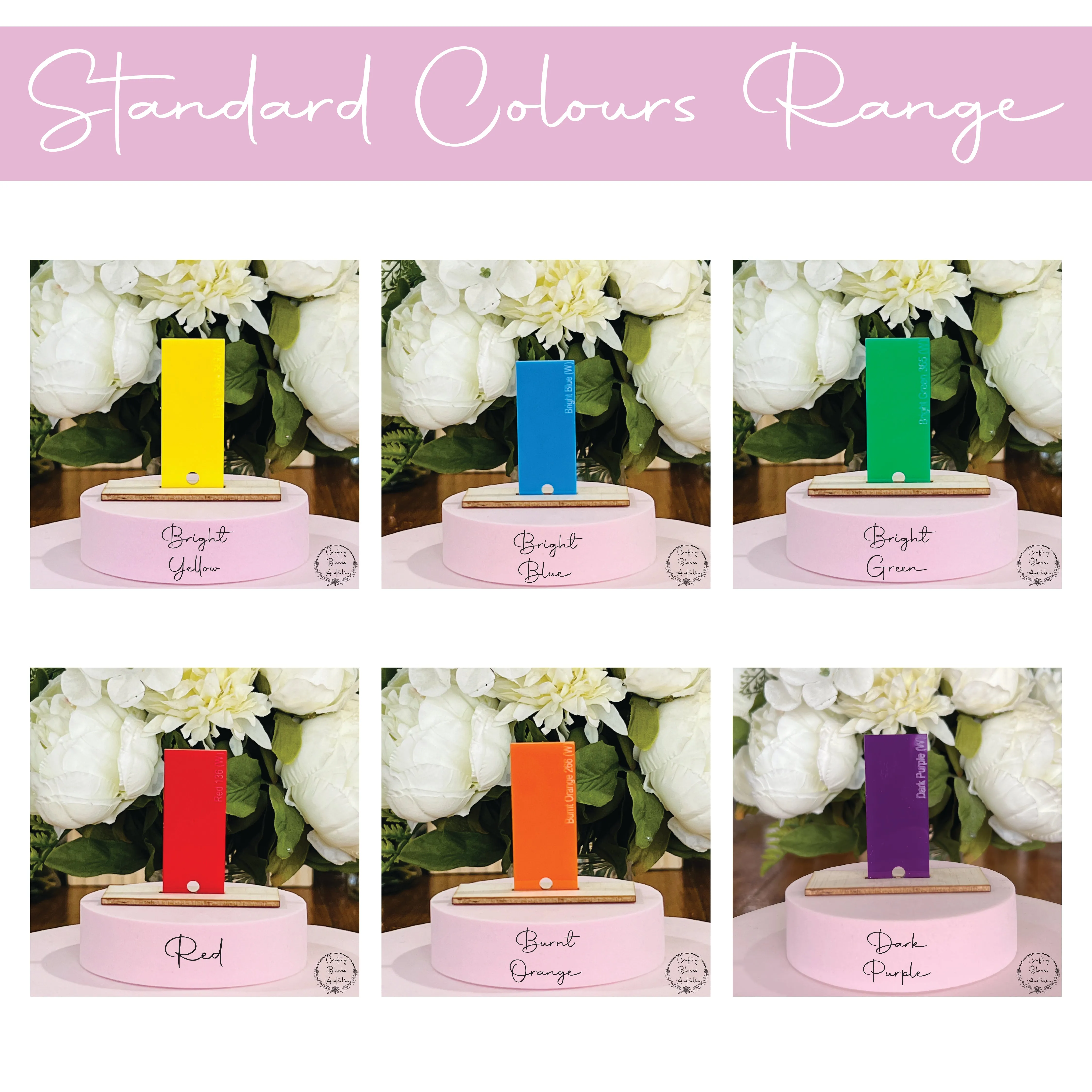 Rounded Rectangle • Blank Tag • 40mm x 75mm