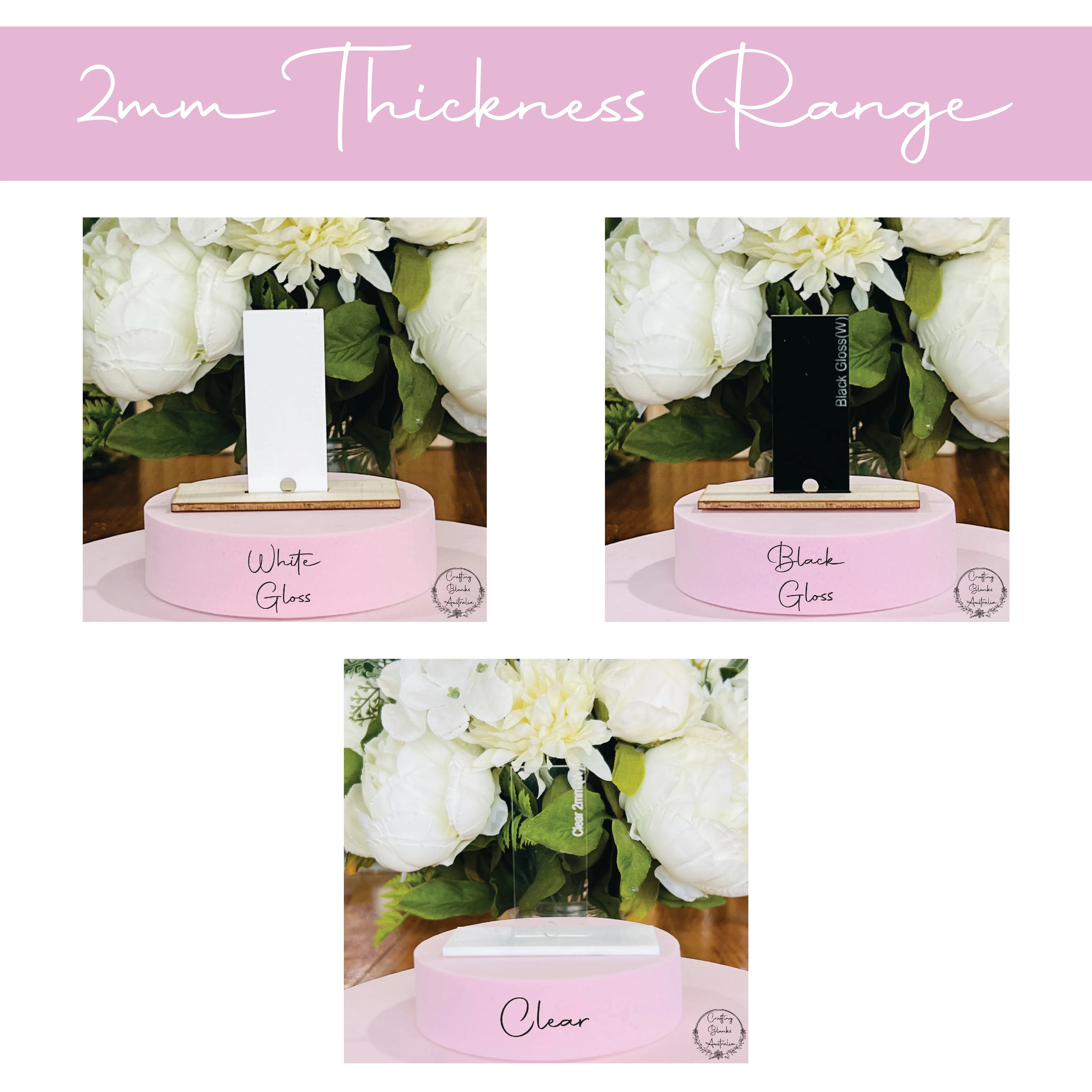 Rounded Rectangle • Blank Tag • 40mm x 75mm