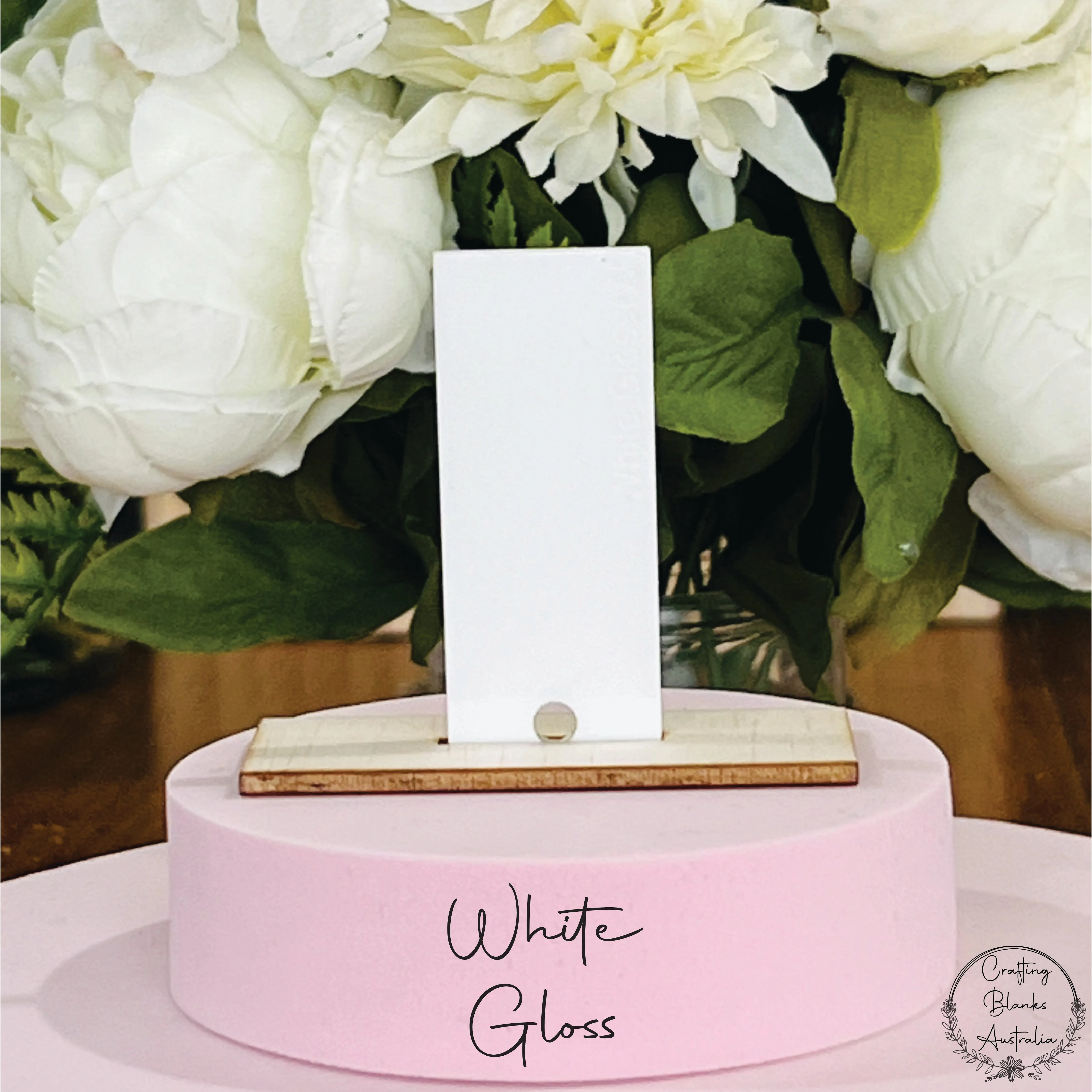 Rounded Rectangle • Blank Tag • 40mm x 75mm