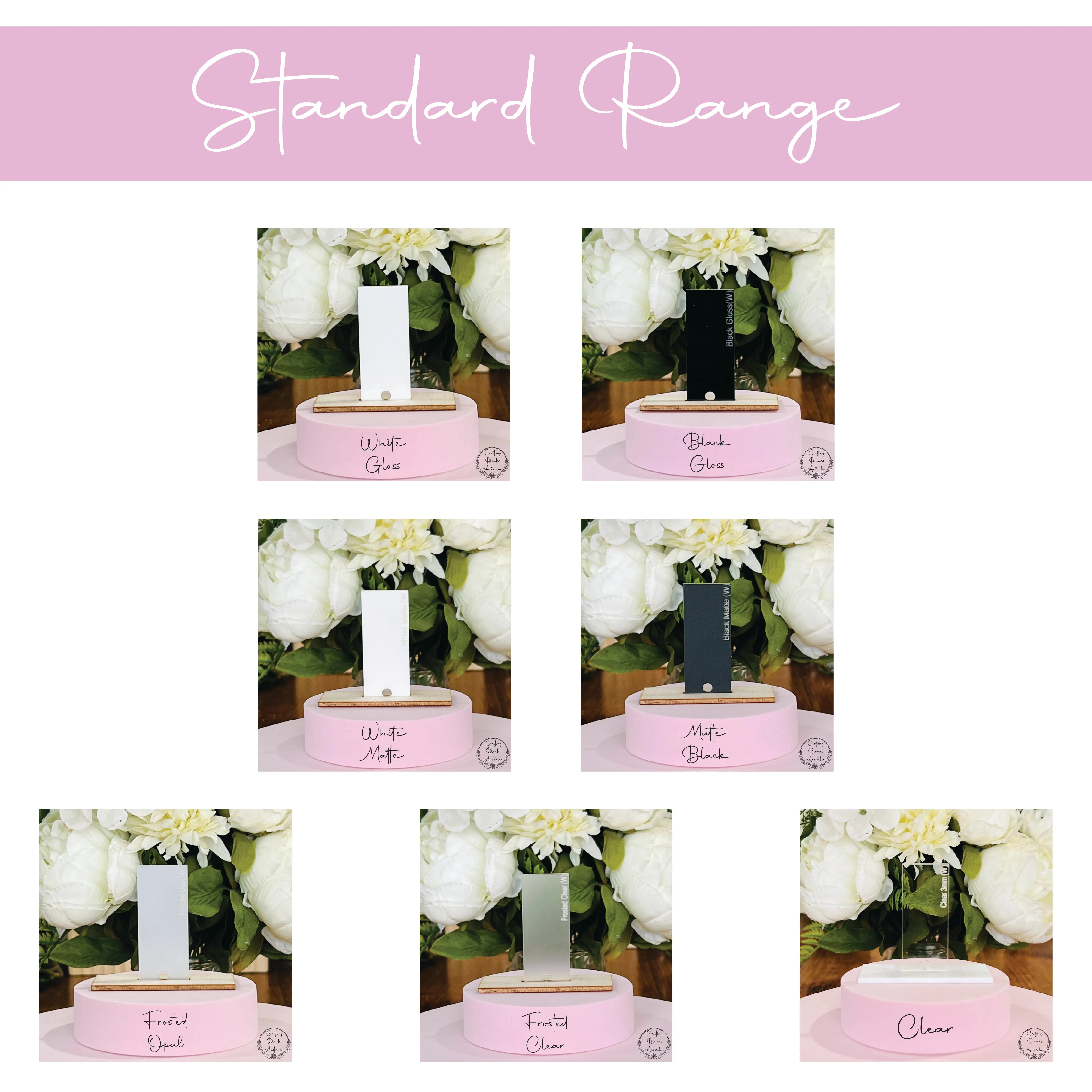 Rounded Rectangle • Blank Tag • 40mm x 75mm