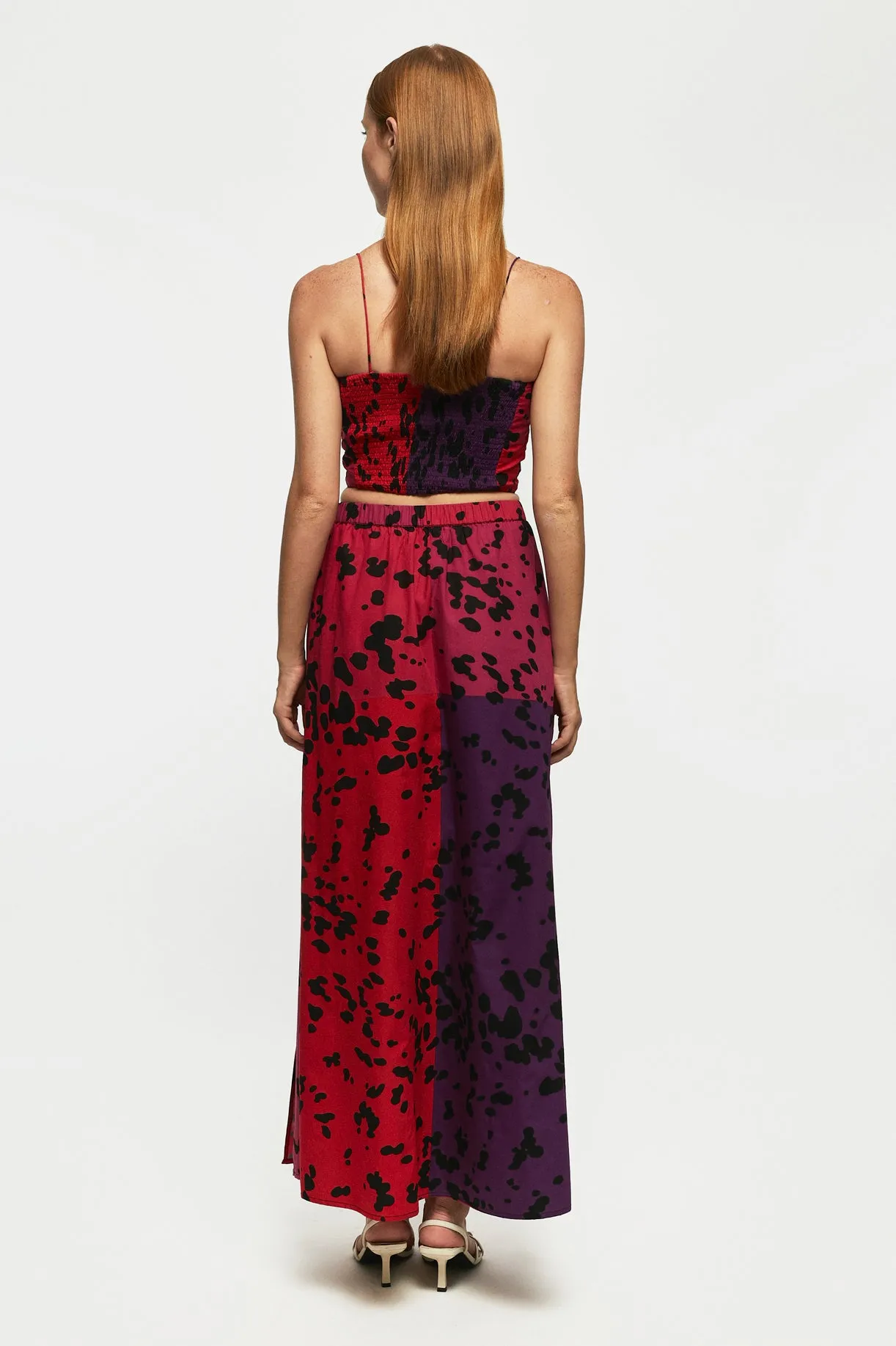 Rounded Top | Wrap Midi Skirt