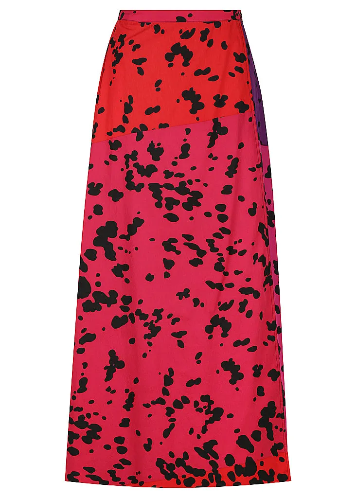 Rounded Top | Wrap Midi Skirt