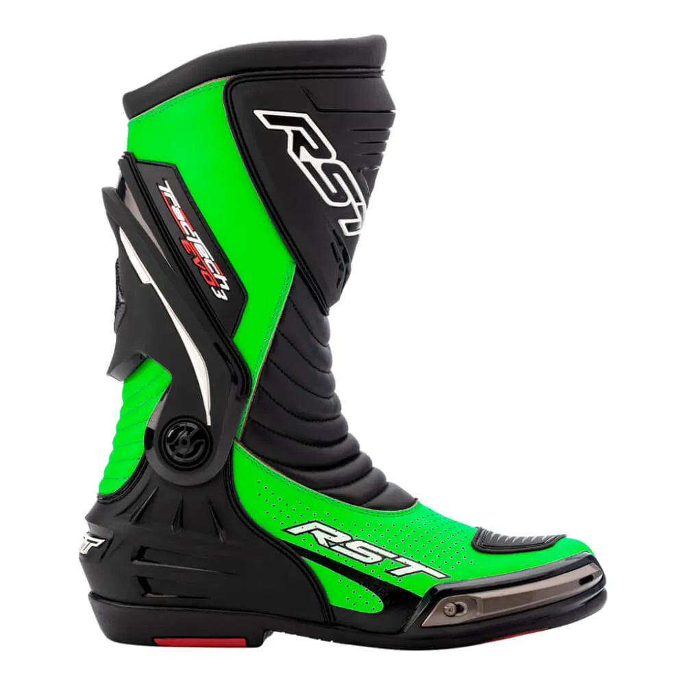 RST TracTech Evo III CE Boots Neon Green / Black