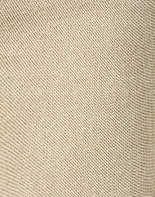 Saige Beige Wide Leg Crop Jean