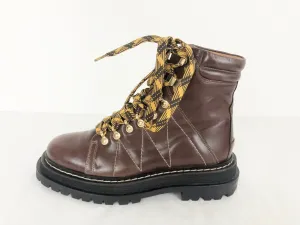 Sandro Leather Combat Boots Size 7