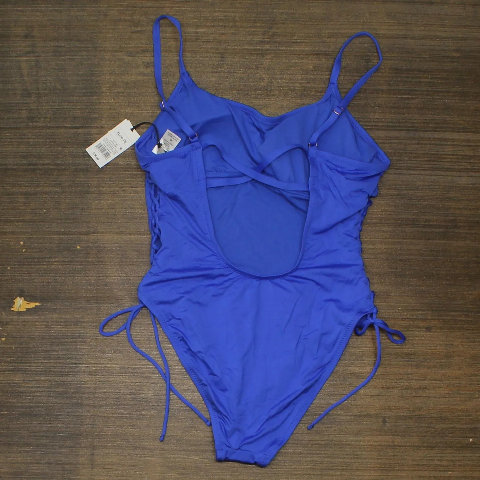 Shade & Shore Women's Lace-Up Side One Piece Swimsuit