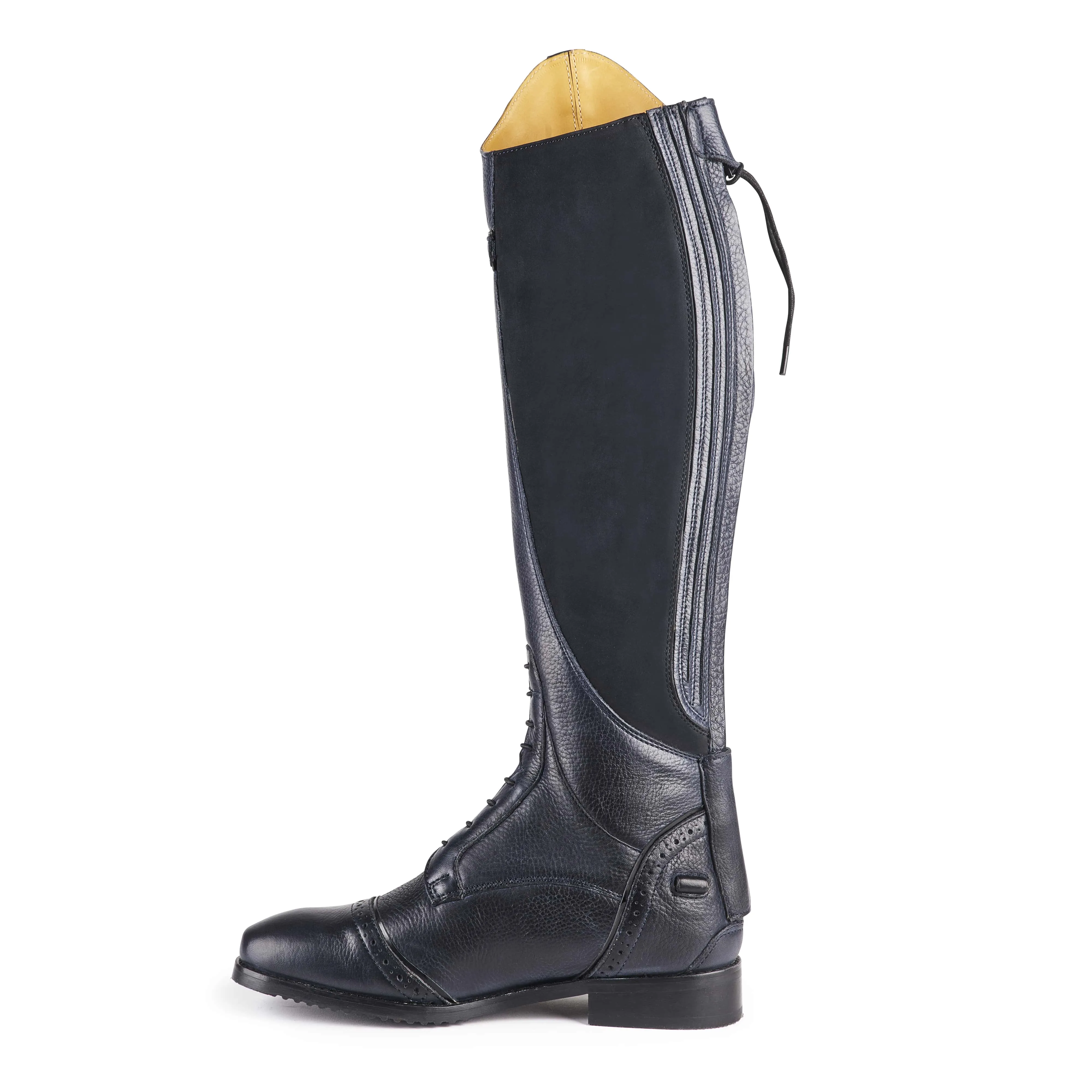 Shires Moretta Navy Constantina Laced Front Riding Boots - UK 8 / Euro 42 Regular