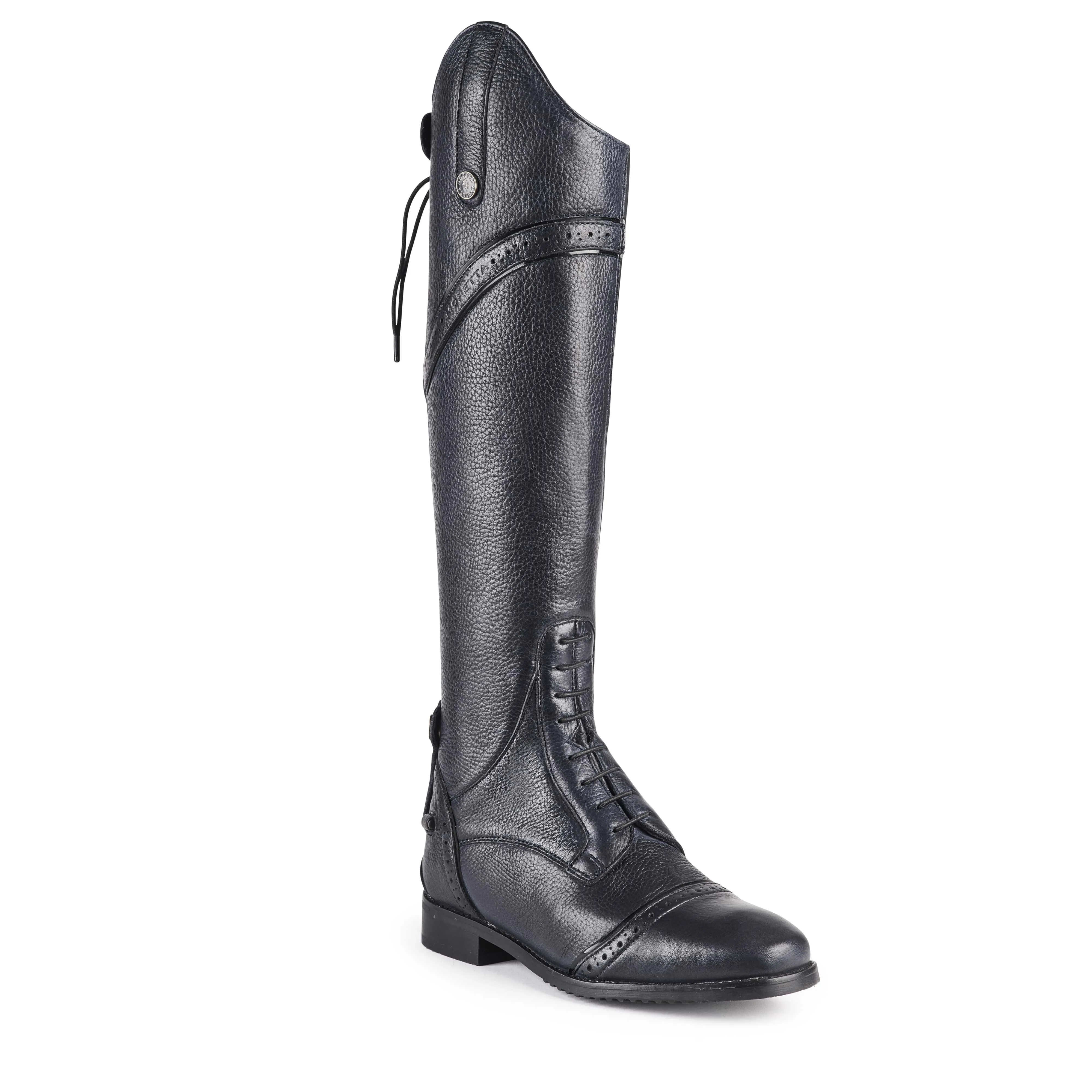 Shires Moretta Navy Constantina Laced Front Riding Boots - UK 8 / Euro 42 Regular