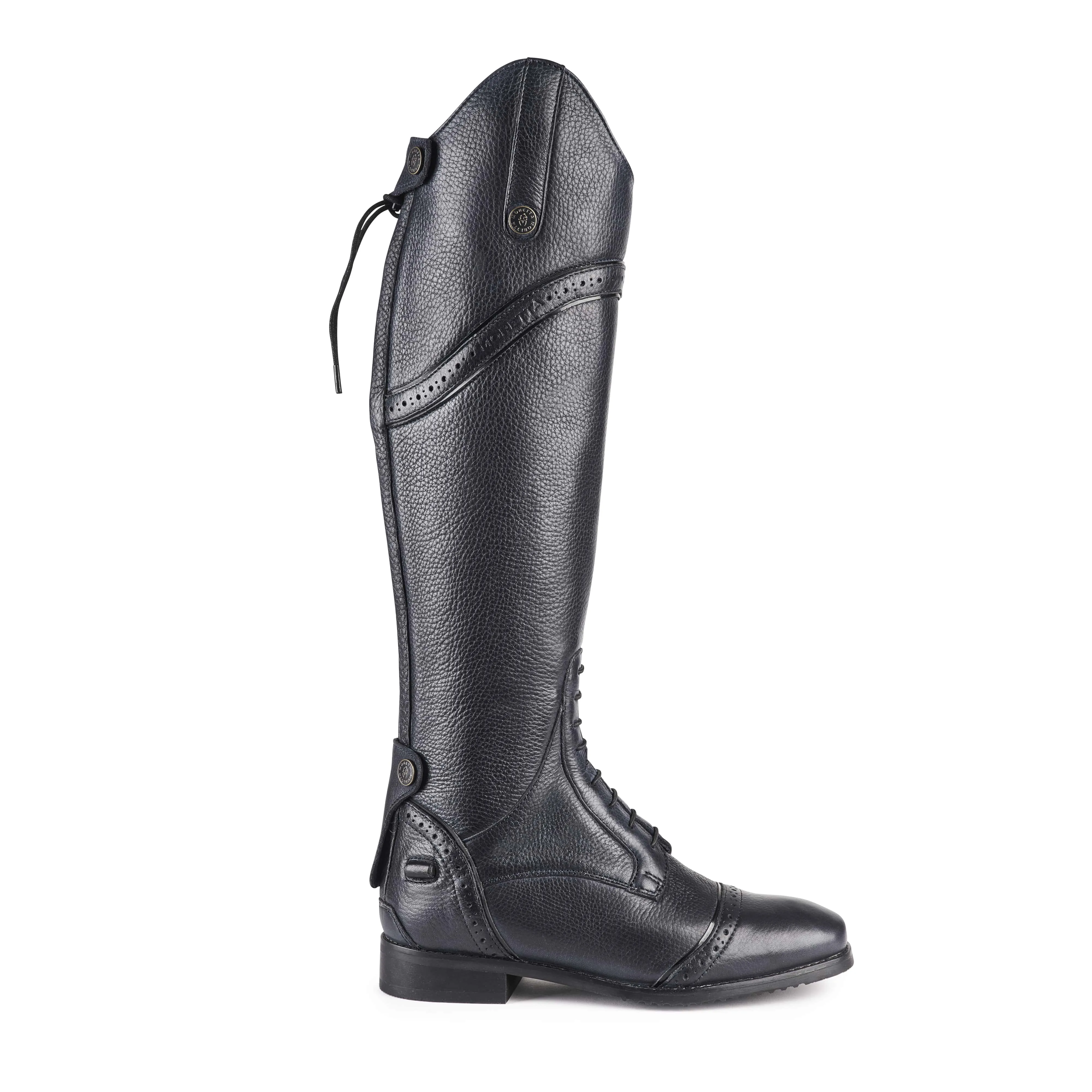 Shires Moretta Navy Constantina Laced Front Riding Boots - UK 8 / Euro 42 Regular