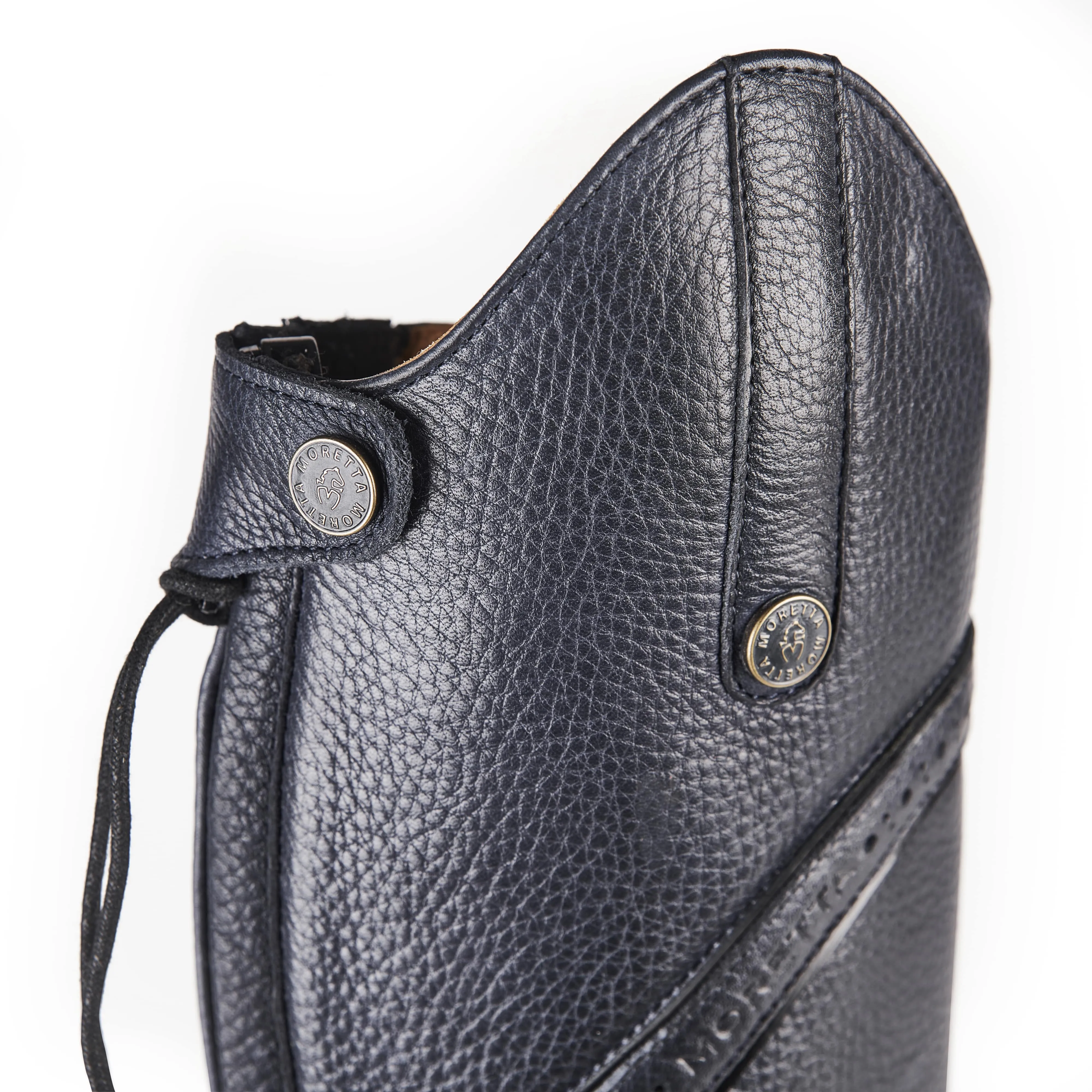 Shires Moretta Navy Constantina Laced Front Riding Boots - UK 8 / Euro 42 Regular