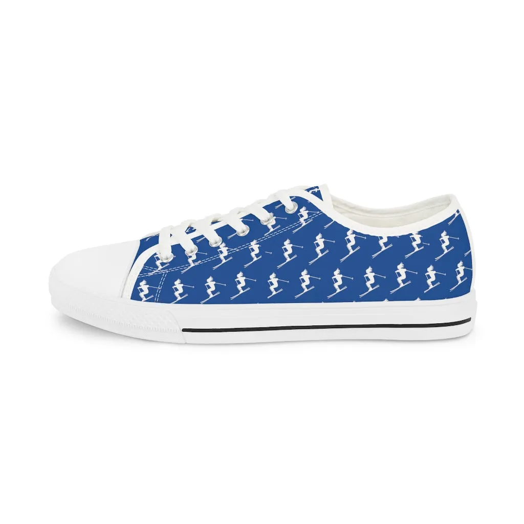 Skiers Blue - Low Top Sneakers