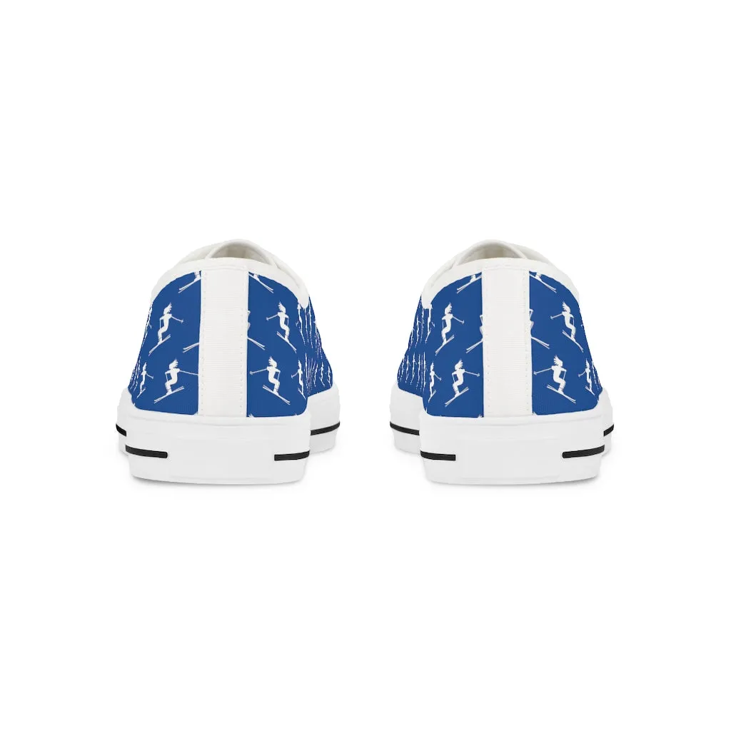 Skiers Blue - Low Top Sneakers