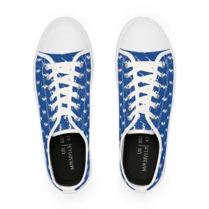 Skiers Blue - Low Top Sneakers
