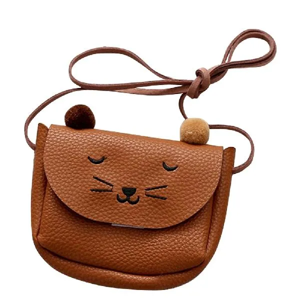 Small Cat Shoulderbag Purse For Children