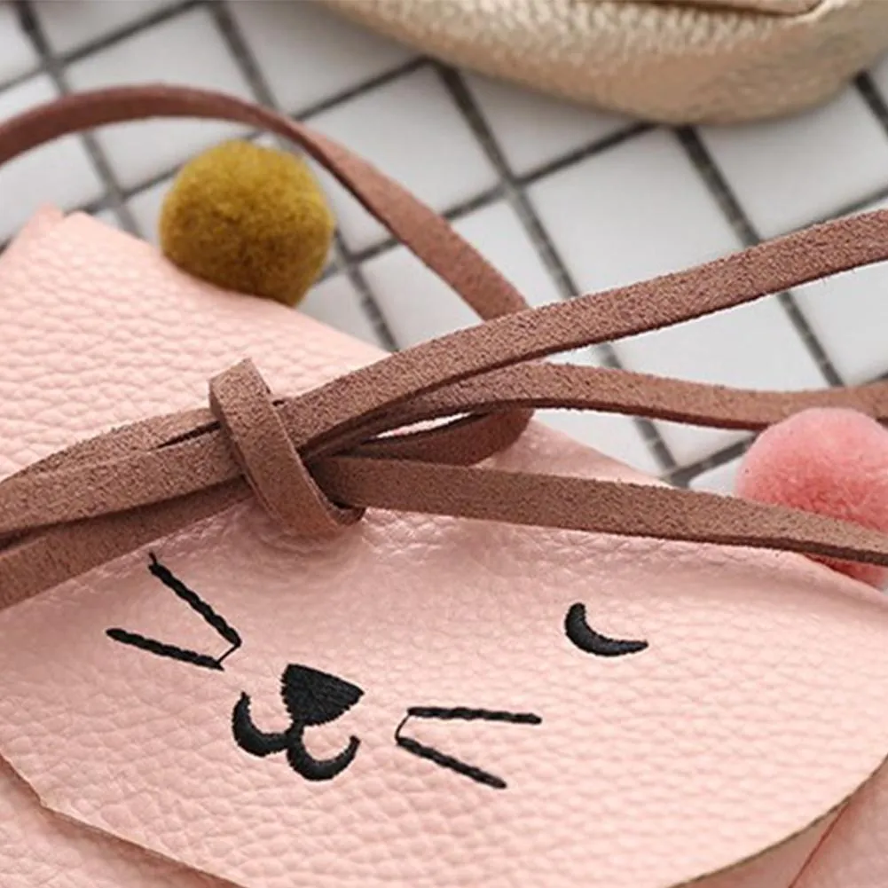 Small Cat Shoulderbag Purse For Children