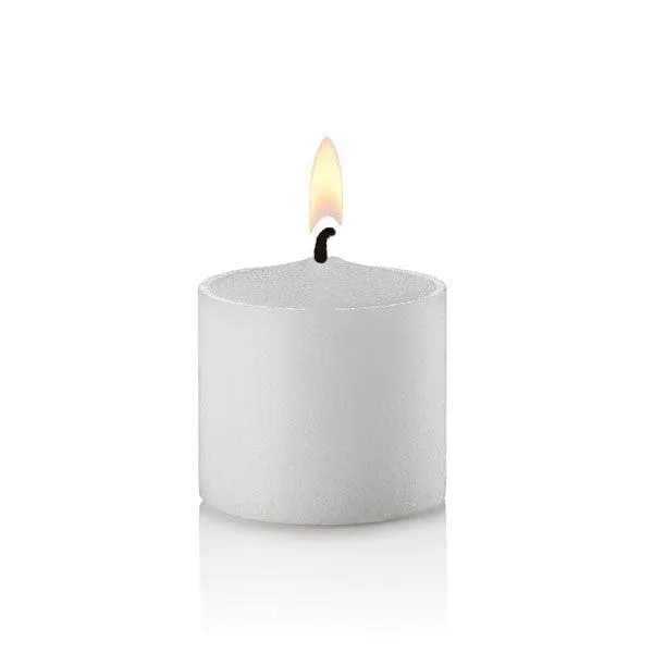 Small Luminary Candle, White, Set of 432