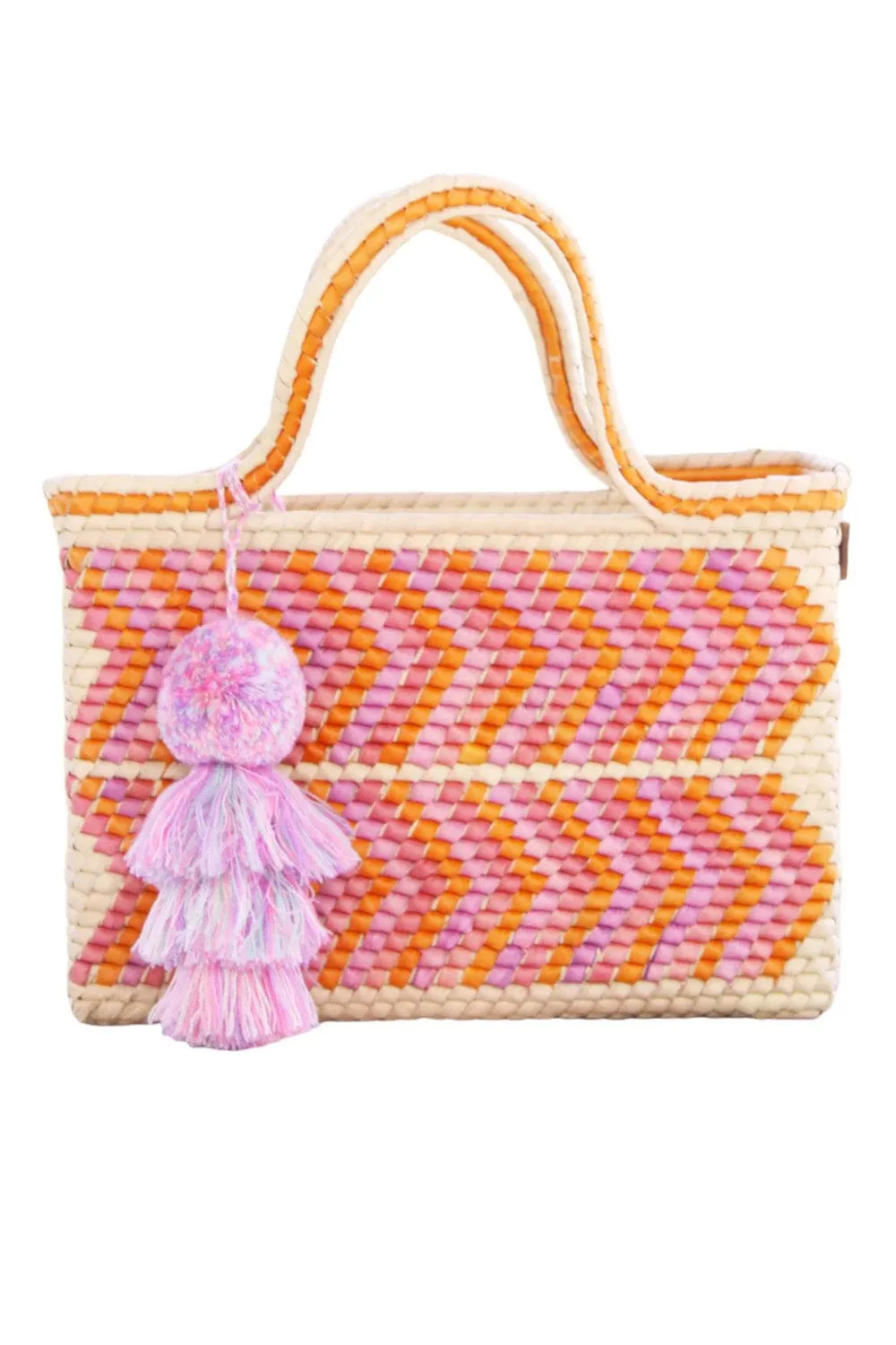 Small Rose Palm Yatzil Citron Tote